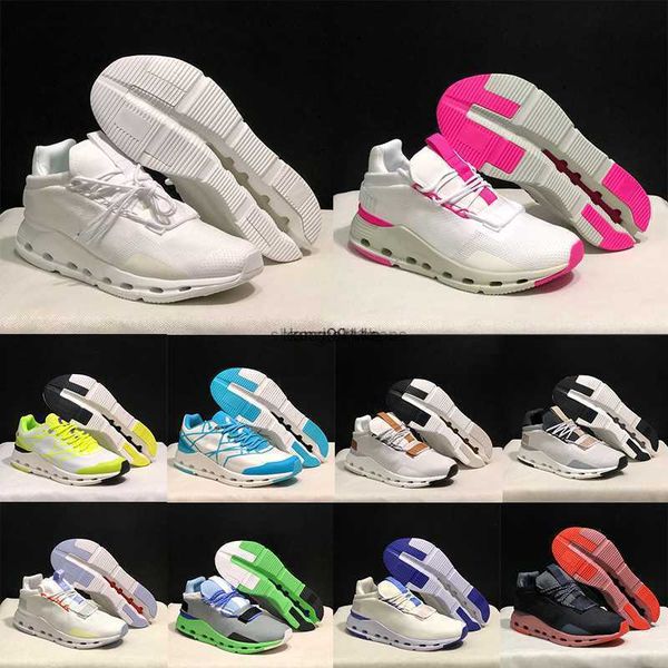

2023 og original pink cloud nova pearl white running shoes oncloud nova form platform cloudnova sneakers designer clouds 5 monster runners s, Black