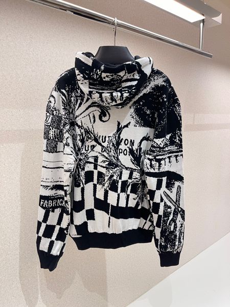 

23fw italy pairs mens designer hoodies letter printed sweatshirt couple casual street outdoor men women hoodies l0809, Black