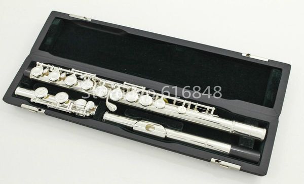 

pearl pf665e 16 holes closed c tune flute cupronickel silver plated brand flute musical instrument with case and accessories7220956