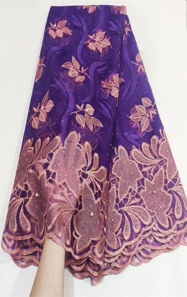 

2021 beaded african lace fabric french tulle laces fabrics 5yards whole nigerian swiss net material for wedding party5142703, Black;white