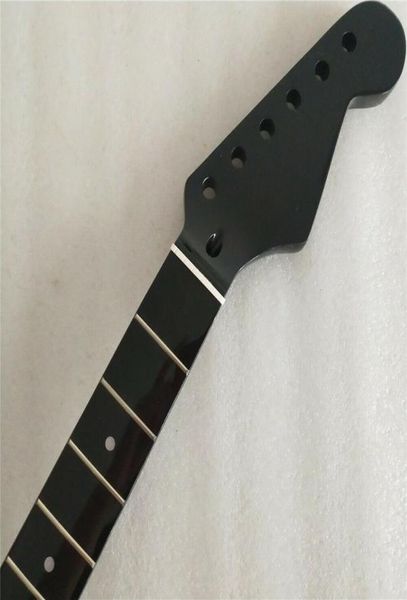 

black guitar neck for st style replacement maple 22 fret maple fingerboard9502092