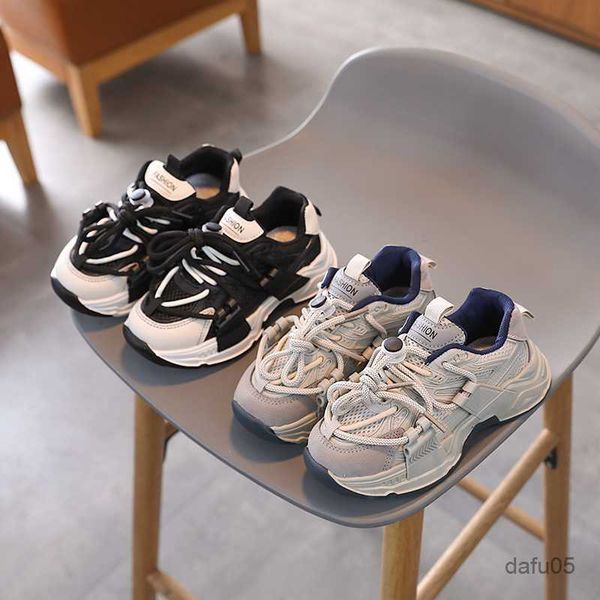 

sneakers size 26-36 girls sneakers spring new children casual shoes for kids boys net breathable single shoes large child shoes r230810, Black;red