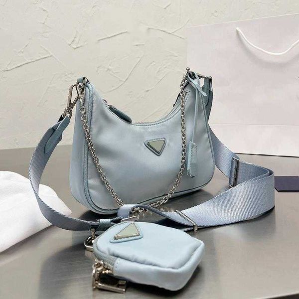 

crossbody bags women shoulder bags designer bag 2-piece set nylon designers handbag wallet fashion all-match purses armpit bag