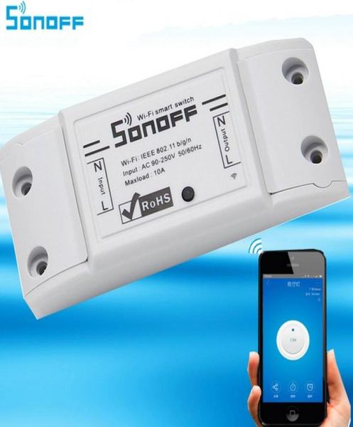 

sonoff wifi switch universal smart home automation module timer diy wireless switch remote controller via smart phone 10a2200w8231014