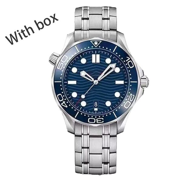 

men watches omga designer watche automatic movement 41mm stainless steel montre luxe gold black male wristwatch waterproof mechanical 2813 m, Slivery;brown
