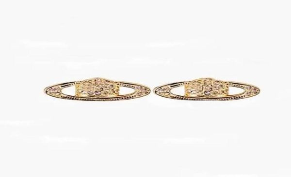 

fashion have stamps diamond stud earrings classic punk jewelry for woman man lover gift with box8622822, Golden;silver