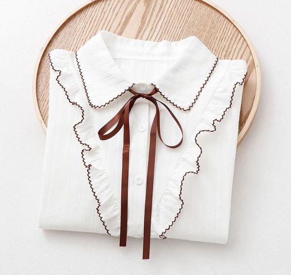 

korean style chiffon blouse women long sleeve autumn blouses casual vintage streetwear white office shirts camisas mujer1771588