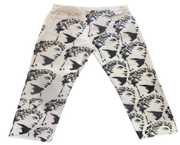 

men039s jeans clothing straight tie dye hip hop style fashion casual loose pants street y2k cargo3678072, Blue