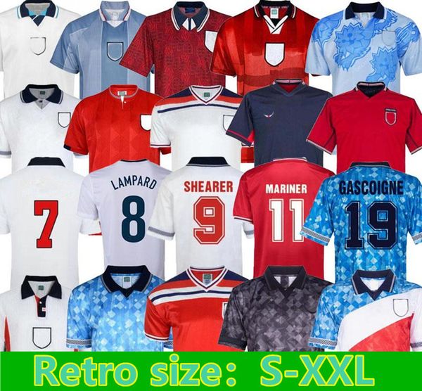 

1982 1994 1998 2002 1996 2008 89 uk soccer jerseys blackout kits gascoigne owen gerrard retro football shirt barnes 1990 mash up fowler robs, Black;yellow