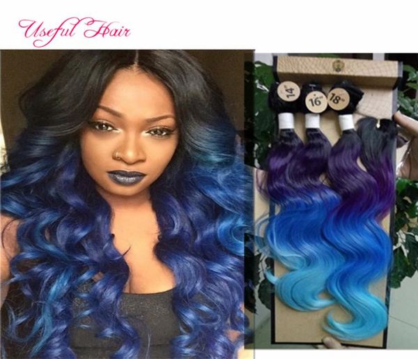 

factory psynthetic braiding hair extensions 3 bundles with closure 220g brazillian body wave bundlesweaves closure sew in hair ex7351312, Black;brown