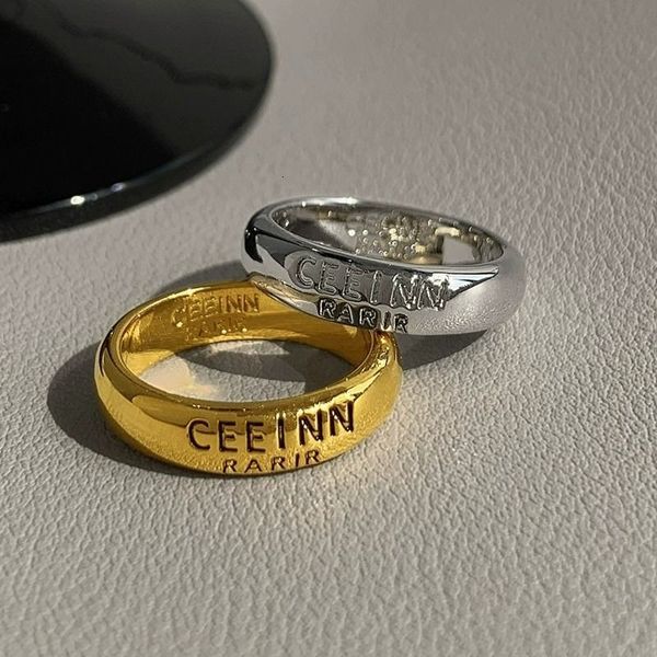 

solitaire ring ce premium custom ring gift jewelry fashion accessories 230810, Golden;silver