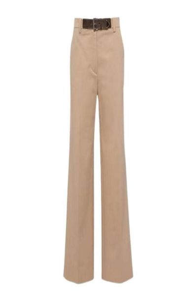 

2022 women designer pants with letter triangle pattern girls female high end custom milan runway casual jersey jogging outwear sui4196116, Black;white