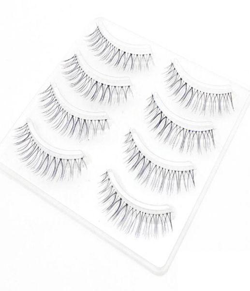

silk eyelashes eye lashes hand made natural long faux cils lashes reusable false eyelashes wimpers beauty make up 338896526