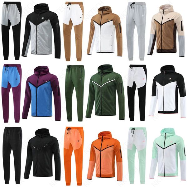 

men's sportswear casual fashion comfortable breathable street trend alphabetic geometric design gym running sportswear hooded tracksuit, Gray