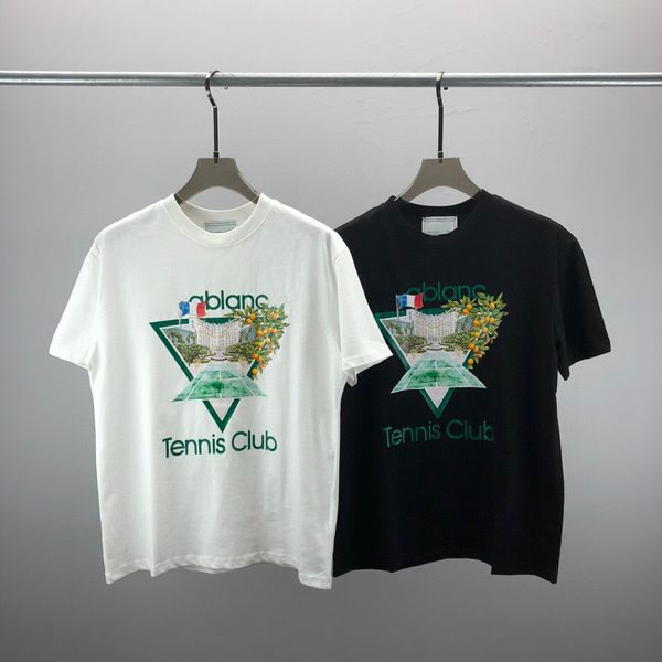 

men's plus tees & polos round neck embroidered and printed polar style summer wear with street pure cotton t-shirts 414, Black