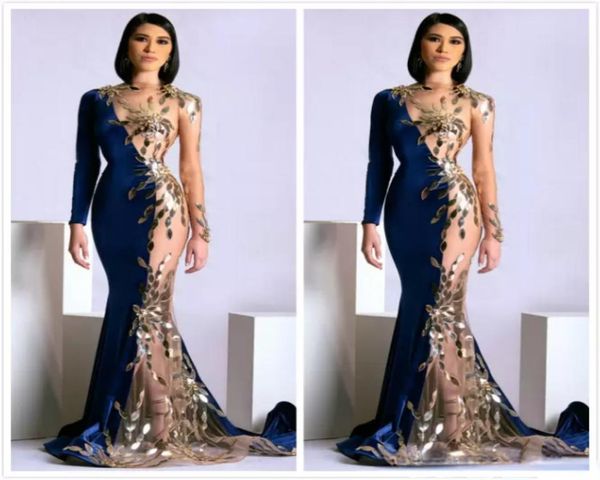 

2022 new year039s evening dresses sheer neck mermaid prom dressses mermaid velvet formal party bridesmaid pageant gowns9529619, Black