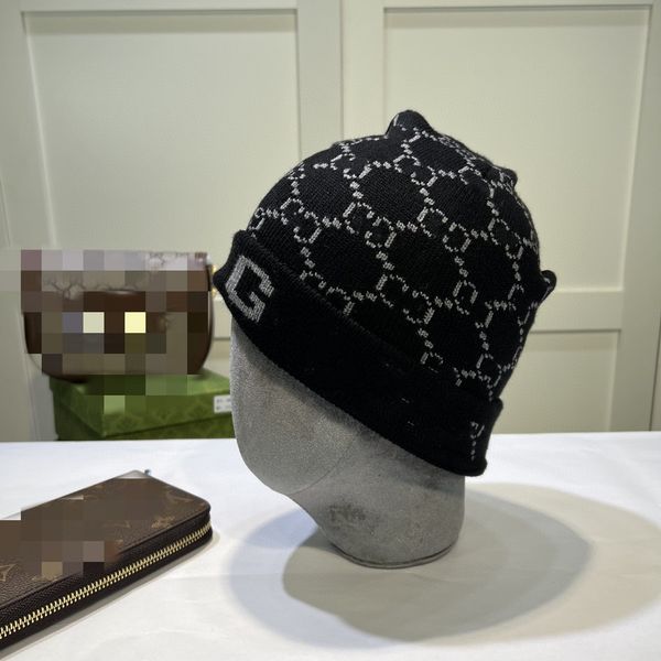 

designer beanie skull caps winter hats knit hat casquette luxe for men women fall/winte wool warm letter g high quality, Blue;gray