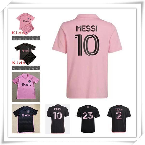 

2023 2024 Lionel MESSIS Inter Miami CF Soccer Jersey Matuidi HIGUAIN JEAN FRAY CAMPANA YEDLIN Cremaschi GREGORE MARTINEZ TAYLOR RUIZ Men Kids Kit Football Uniform, Youth black kit