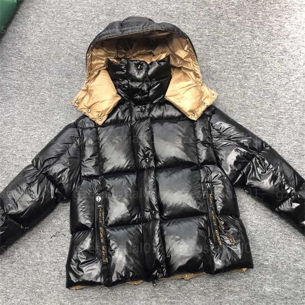 

winter down jackets womens puffer jacket women coat downs soft fluffy webbing zipper long sleeve hooded coats designer, Black
