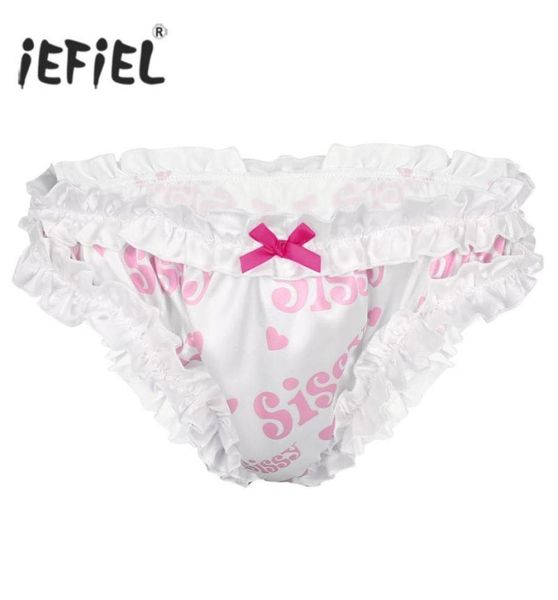 

men039s gstrings mens sissy lingerie gay male panties super frilly ruffled jockstraps high cut knickers bloomers briefs u1961786, Black;brown