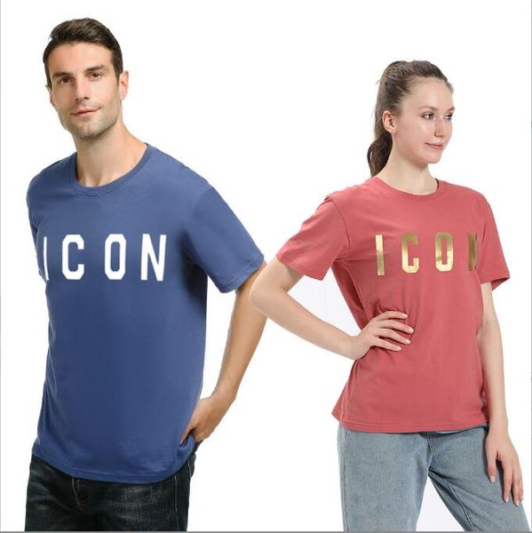 

2023 new icon new men's all cotton round neck printed men's short sleeve t-shirt underlay simple solid color t-shirt top, White;black