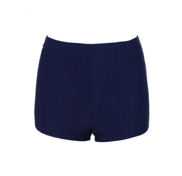 

women039s swimwear women swim shorts boyshort midwaist solid briefs bottoms sport bathing suit beach pants panties swimsuit1171856, White;black