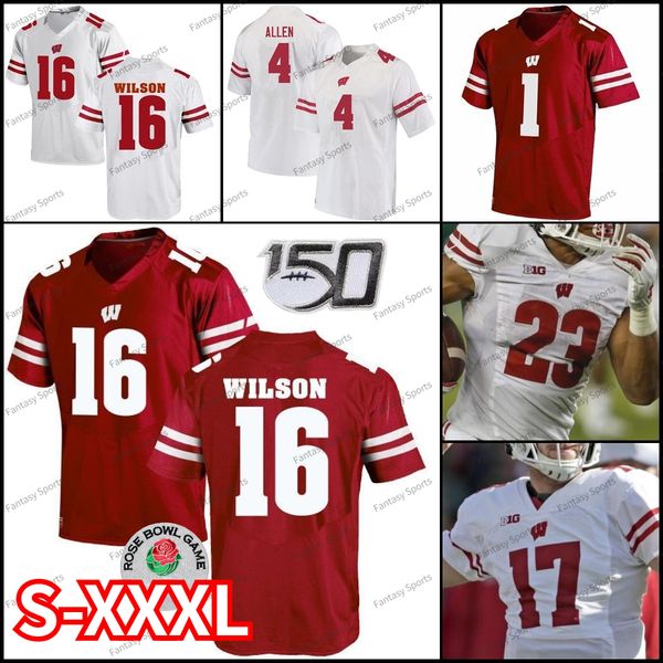 

custom wisconsin badgers football jersey 23 jonathan taylor 56 zack baun 99 j.j watt 25 melvin gordon 87 quintez cephus stitched college men, Black