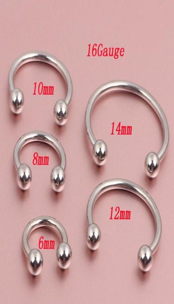

nose pin n07 100pcs stainless steel body piercing jewelry nose ring jewelry plastic nose rings piercings n195719849, Silver