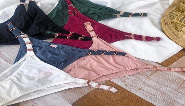 

women039s panties women gstring metal buckle waist elastic tback female thongs underwear low briefs bikini size ml5589586, Black;pink