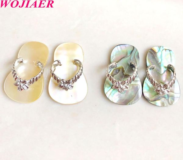 

2022 natural seashell pendant sandals shape pink charms beads for jewelry making diy earrings necklaces bv9306789719, Bronze;silver