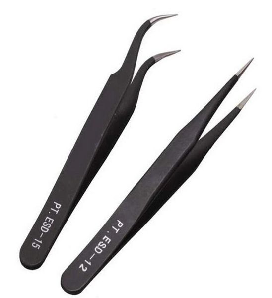

antiacid steel curved straight tweezers makeup eyelash false eyelashes extension eye lashes styling8795694
