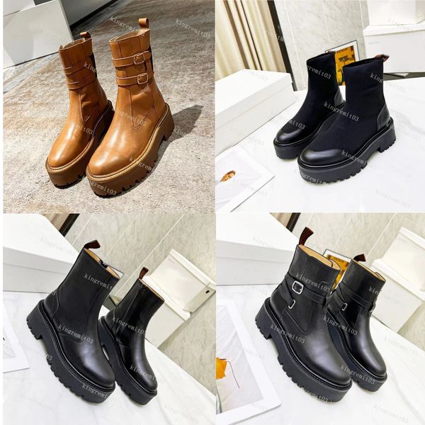 

designer lyra cow leather buckle short count bulky triombe boot women shoes studded outsole lustrous cow leather lace up black boots with bo