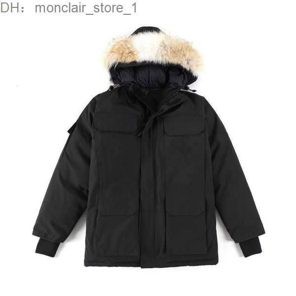 

canada goode jacket designer jackets men's down parkas winter bodywarmer cotton luxury women's puffy windbreakers couples warm coa, Black