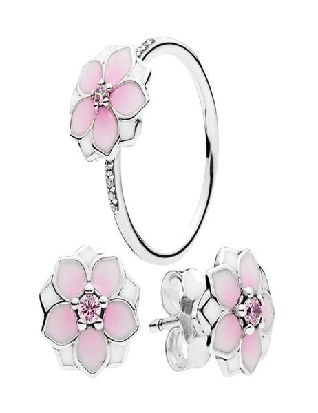 

women039s 925 sterling silver wedding rings cubic zirconia diamonds for pandora style jewelry sets ring and stud earring engage9262684, Slivery;golden