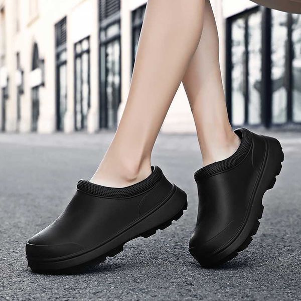 

running shoes strongshen men chef shoes women non-slip waterproof oil-proof kitchen shoes nurse shoes work shoes for master restaurant sanda