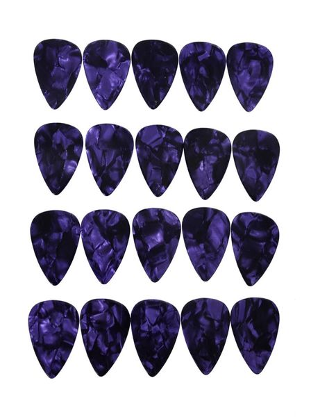 

lots of 100pcs medium 071mm guitar picks plectrums celluloid pearl purple4794775