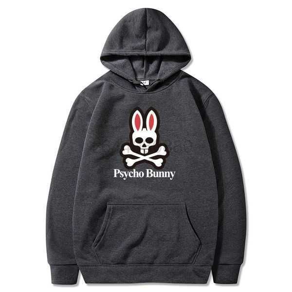 

2022 mens hoodie fashion fleece designer hoody woman polo hoodies and sweatshirts autumn winter psycho bunny streetwear jacket men's 3, Black