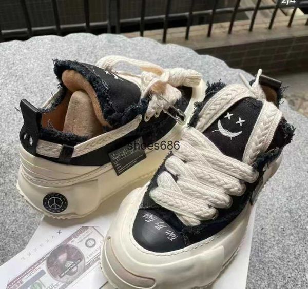 

wu vanness the same canvas shoes hidden low open smile beggar shoes casual thick soled shoes women, Black