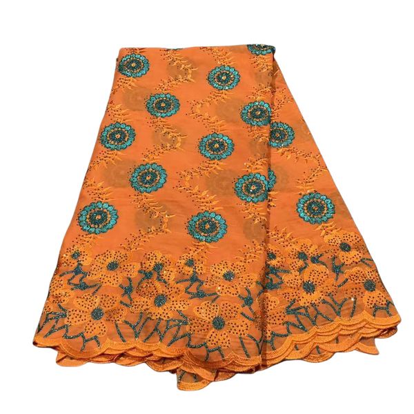 

5 yards swiss voile fabric with rhinestones african women wedding party lace formal apparel nigerian ladies sewing craft cotton cloth premiu, Black;white