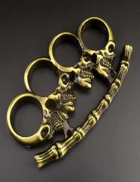 

four finger baigujing hand clasp ring tiger metal brace fist martial arts knuckle copper sleeve b1rl70237879698911264