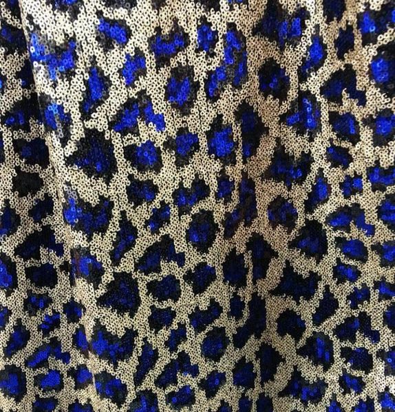 

fabric lasui 3y1lot gorgeous 4 colors bluered leopard sequins embroidery lace diy for fashion dress prom dresses w00443544691, Black;white