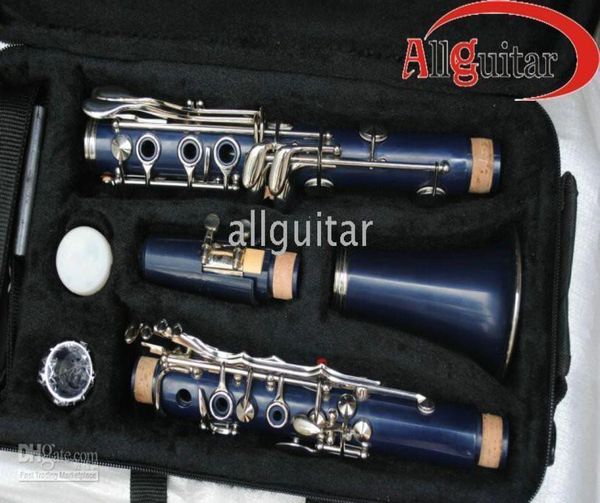 

dark blue clarinet 17 key abs body with case woodwind china goods5732236