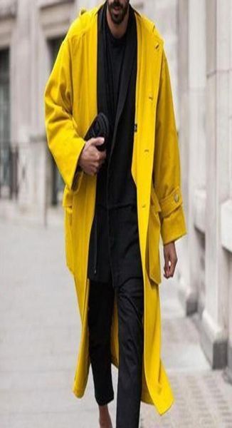 

men039s trench coats 2022 fashion singlebreasted men jackets outerwear casual turndown collar overcoats mens winter harajuku 1745257, Tan;black