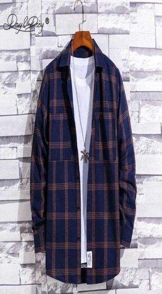 

new men spring autumn casual long sleeve shirts flannel plaid cotton shirt plus size streetwear jacket male brand shirt ms0024123799, White;black