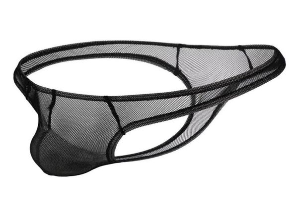 

underpants mesh men039s panties breathable gay mens underwear middle waist jockstrap thongs sissy lingerie male briefs5623733, Black;white