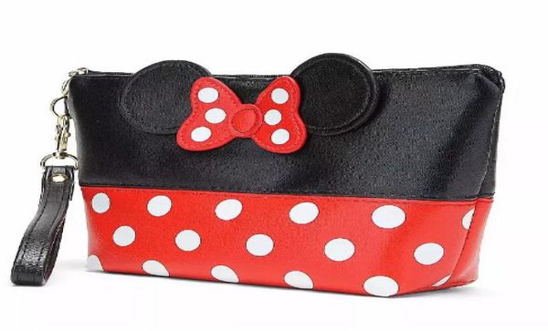 

cartoon bow makeup travel cosmetic bag case women zipper hand holding make up handbag organizer storage pouch toiletry wash bags7102117