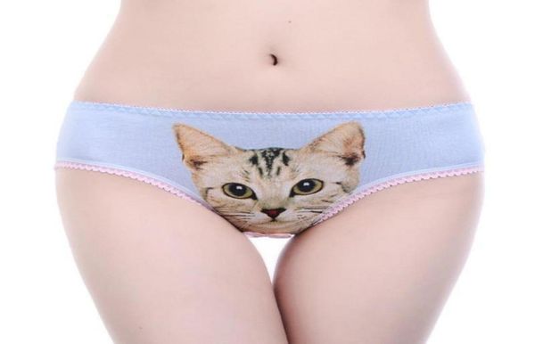 

women039s panties 3d cat print underwear clothes women funny female lingerie briefs low waist comfortable underpants short2313732, Black;pink