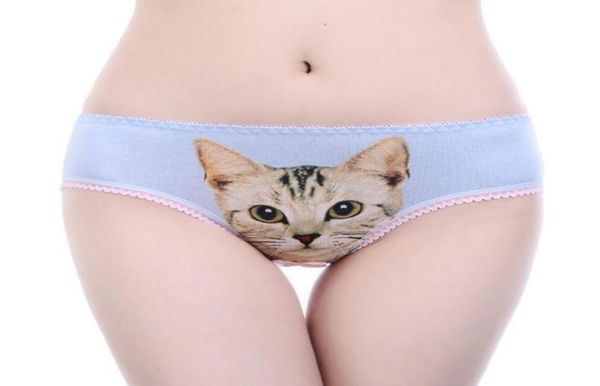 

women039s panties 3d cat print underwear clothes women funny female lingerie briefs low waist comfortable underpants short2313732, Black;pink