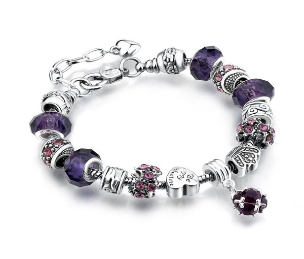 

11 colors fashion 925 sterling silver daisies murano glasscrystal european charm beads fits charm bracelets style bracelets 203c4057175, Golden;silver