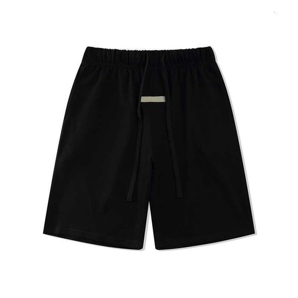 

new 21ss reflective high street shorts men's casual sports pant loose oversize style drawstring short pants trend designer ess essentai, White;black
